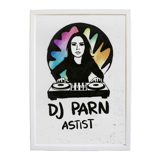 Nocturnal Sound Form wall art print by Music Stag ASTIST — DJ Parn #136