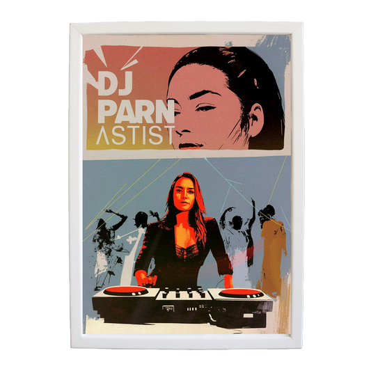 Rhythmic Bassline Sketch wall art print by Music Stag ASTIST — DJ Parn #137
