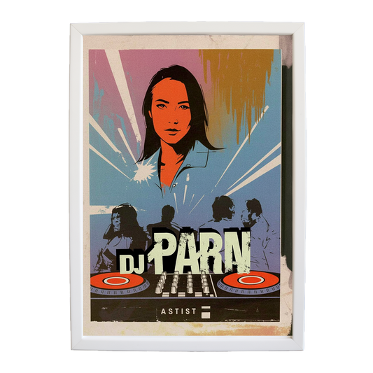 Prismatic Echo Study Map wall art print by Music Stag ASTIST — DJ Parn #140