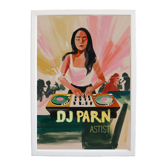 Nocturnal DJ Poster wall art print by Music Stag ASTIST — DJ Parn #14