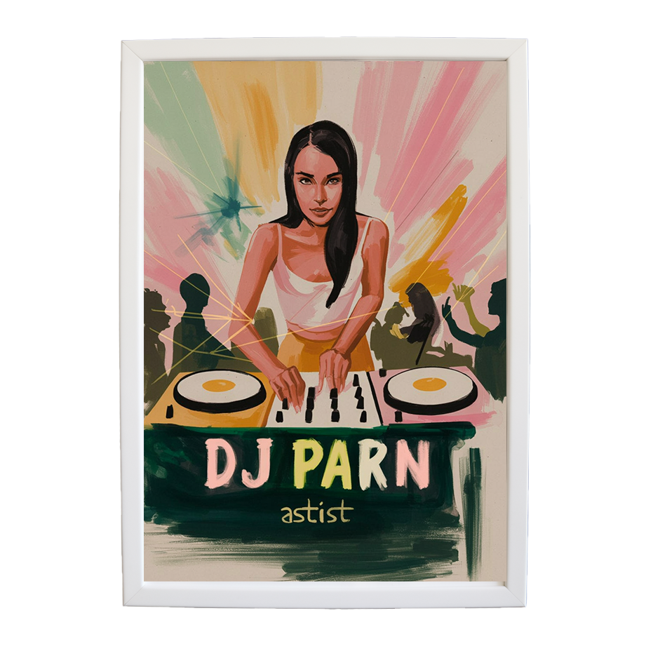 Cinematic Tempo Study wall art print by Music Stag ASTIST — DJ Parn #16