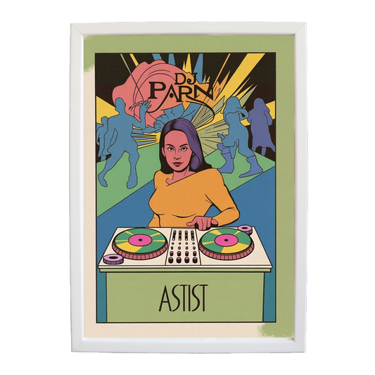 Chromatic Melody Map wall art print by Music Stag ASTIST — DJ Parn #17