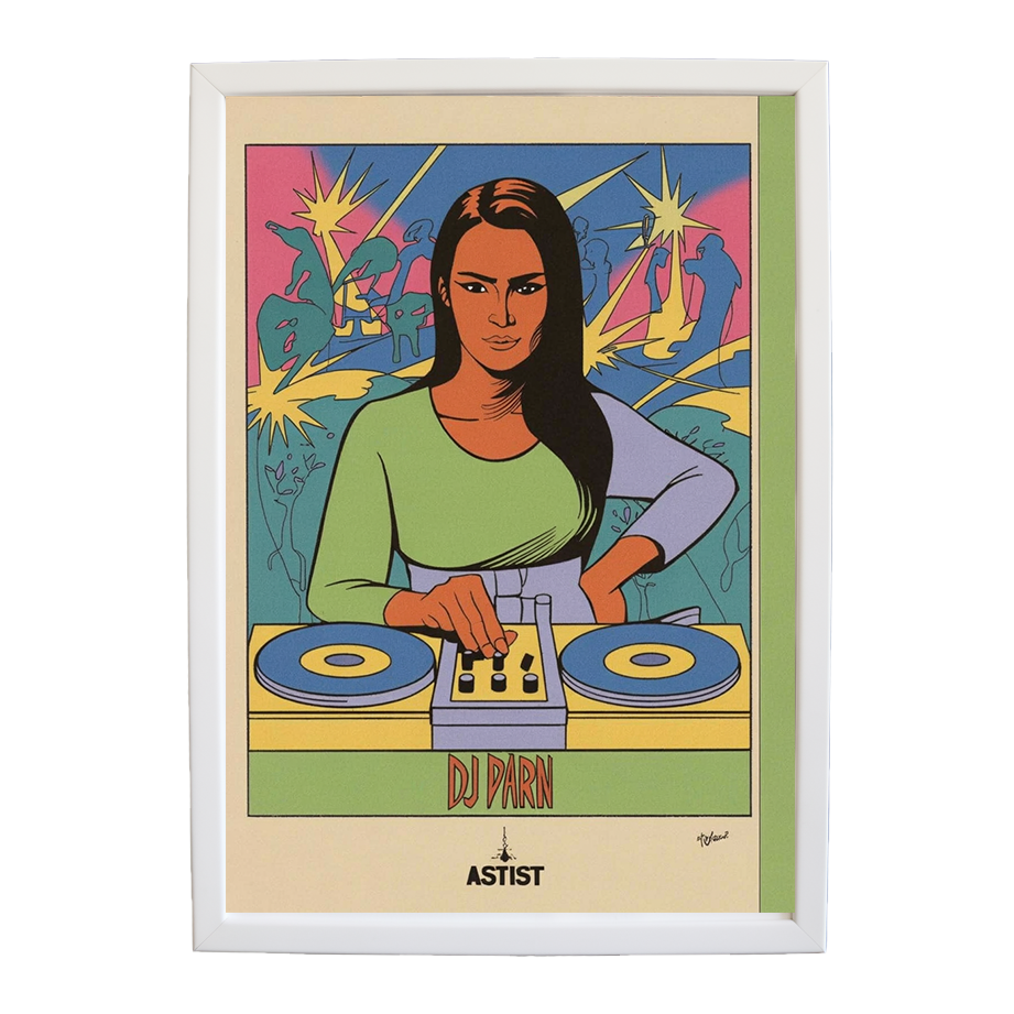 Textured Visual Rhythm wall art print by Music Stag ASTIST — DJ Parn #18