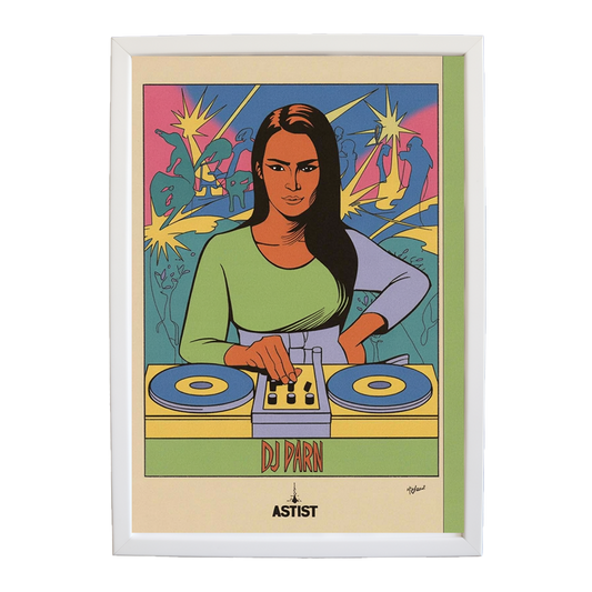 Textured Visual Rhythm wall art print by Music Stag ASTIST — DJ Parn #18