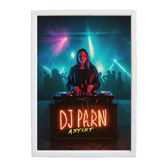 Expressive EDM Canvas wall art print by Music Stag ASTIST — DJ Parn #20