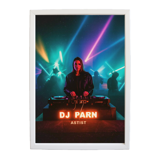 Electric Nightscape wall art print by Music Stag ASTIST — DJ Parn #21