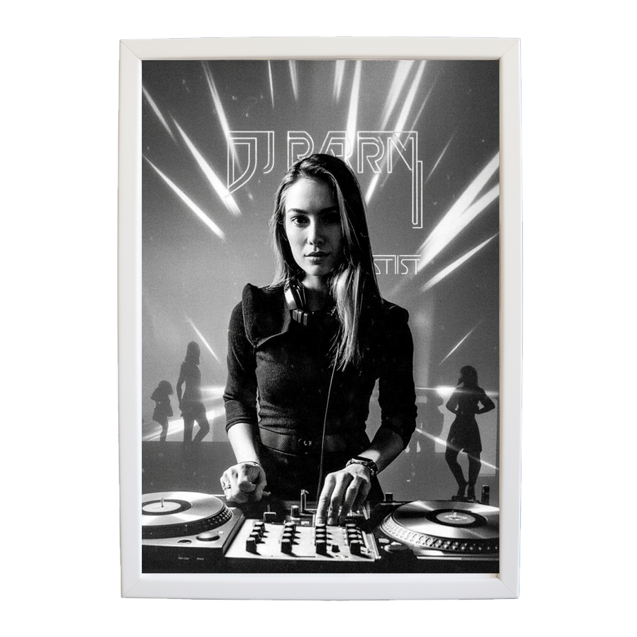 Abstract DJ Poster wall art print by Music Stag ASTIST — DJ Parn #25