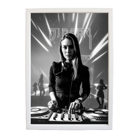 Abstract DJ Poster wall art print by Music Stag ASTIST — DJ Parn #25