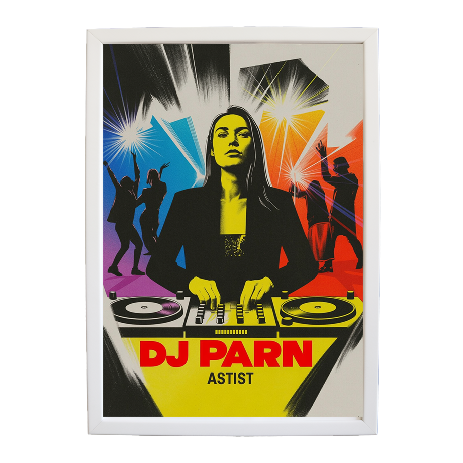 Abstract Echo Study wall art print by Music Stag ASTIST — DJ Parn #29