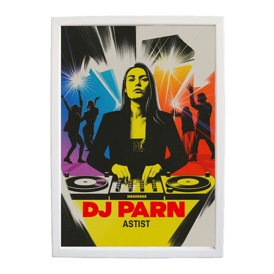 Abstract Echo Study wall art print by Music Stag ASTIST — DJ Parn #29