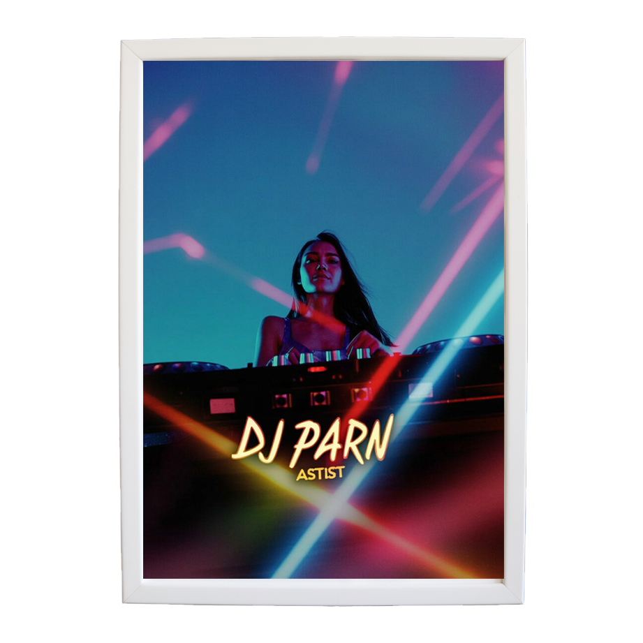 Geometric Sound Form wall art print by Music Stag ASTIST — DJ Parn #36