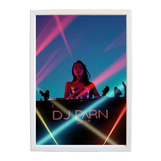 Luminous Sound Form wall art print by Music Stag ASTIST — DJ Parn #38