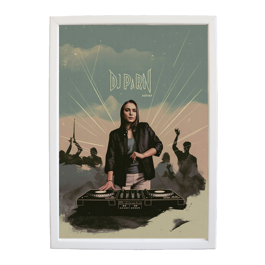 Expressive Nightscape Study wall art print by Music Stag ASTIST — DJ Parn #3