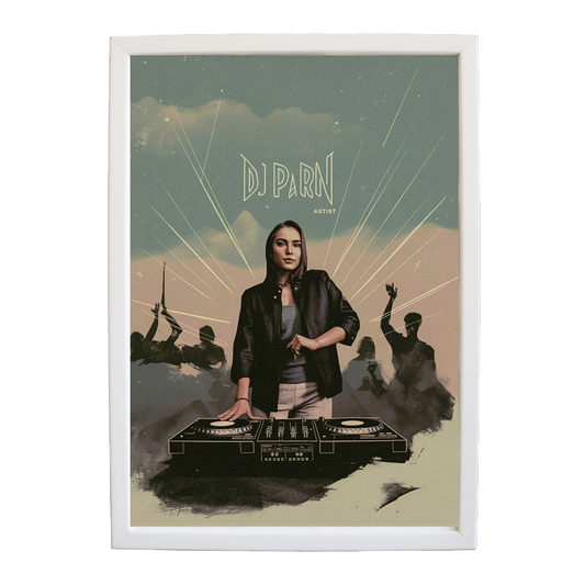 Expressive Nightscape Study wall art print by Music Stag ASTIST — DJ Parn #3