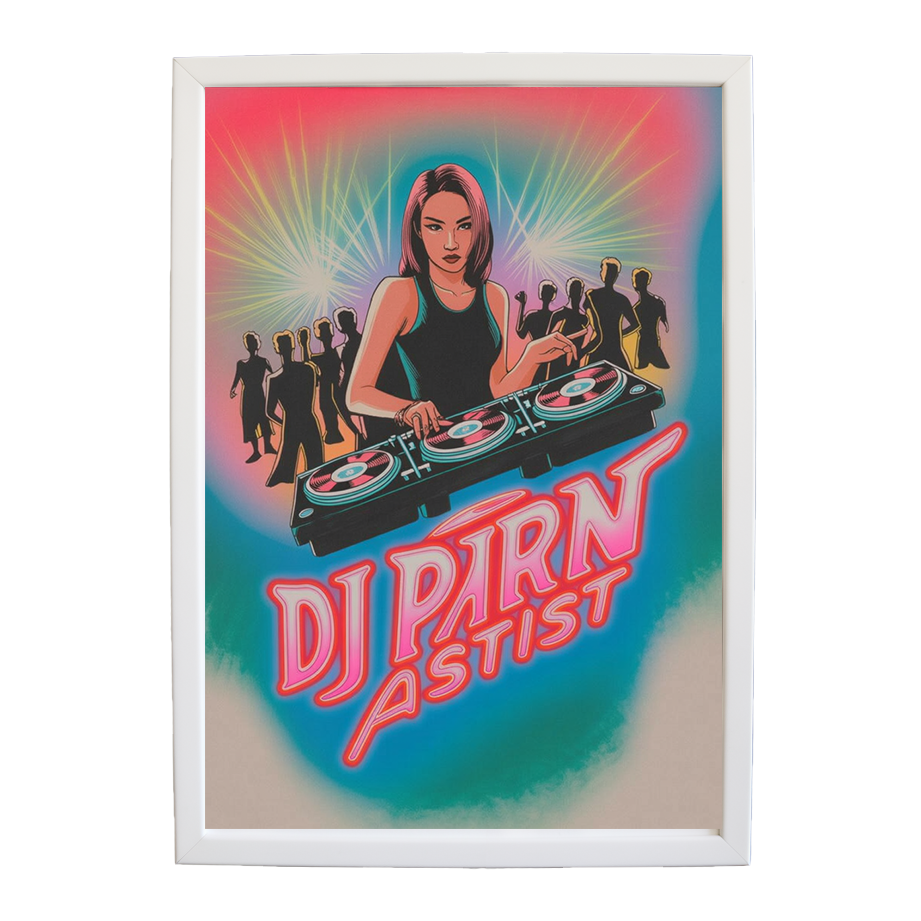 Dynamic Music Artwork wall art print by Music Stag ASTIST — DJ Parn #40