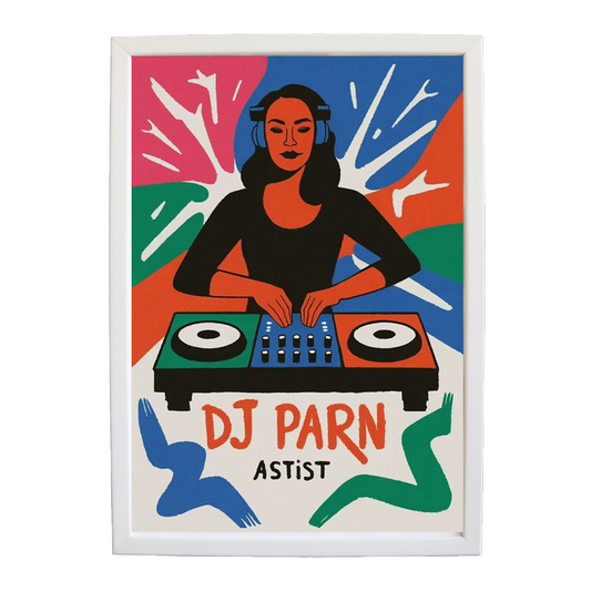 Dynamic Tempo Study Poster wall art print by Music Stag ASTIST — DJ Parn #48