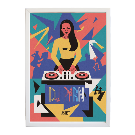 Dynamic Visual Rhythm Study wall art print by Music Stag ASTIST — DJ Parn #50