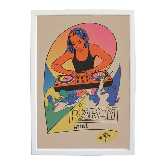 Analog Music Artwork wall art print by Music Stag ASTIST — DJ Parn #55