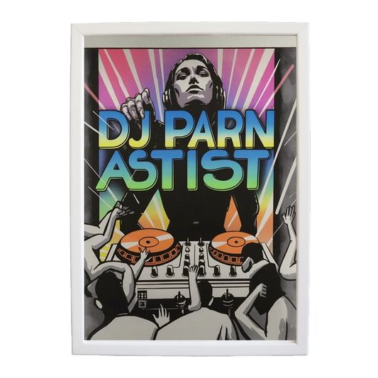 Vibrant Music Artwork wall art print by Music Stag ASTIST — DJ Parn #58