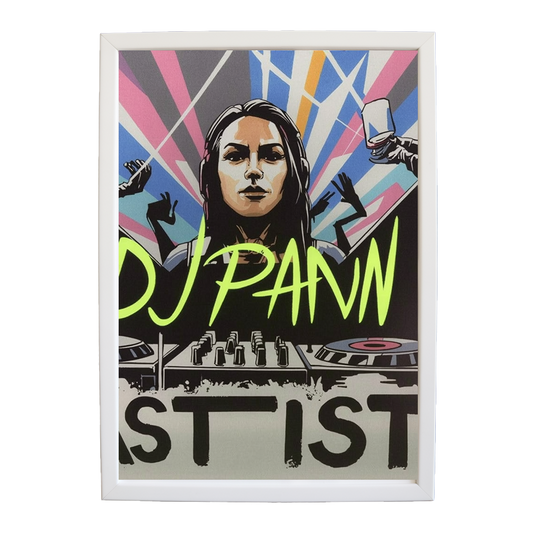 Vibrant Tempo Study wall art print by Music Stag ASTIST — DJ Parn #59