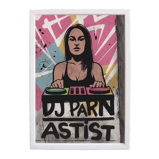 Fluid Bassline Sketch Map wall art print by Music Stag ASTIST — DJ Parn #62