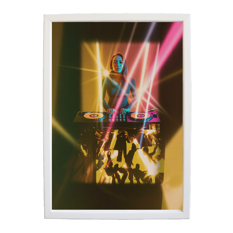 Electric Music Artwork Study wall art print by Music Stag ASTIST — DJ Parn #64