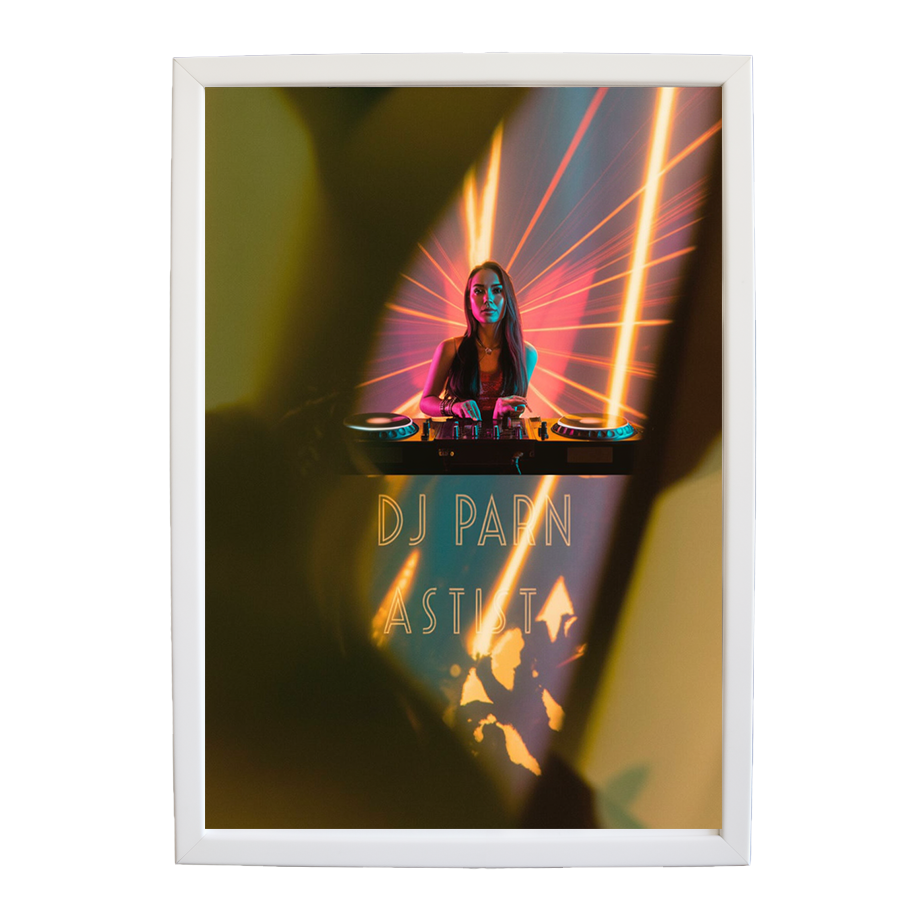 Electric Sound Form wall art print by Music Stag ASTIST — DJ Parn #66