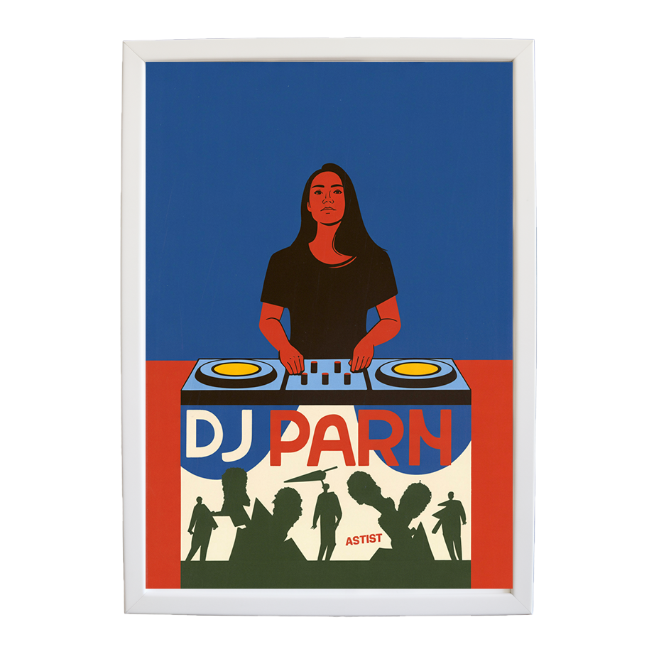 Pulse Tempo Study Sketch wall art print by Music Stag ASTIST — DJ Parn #68