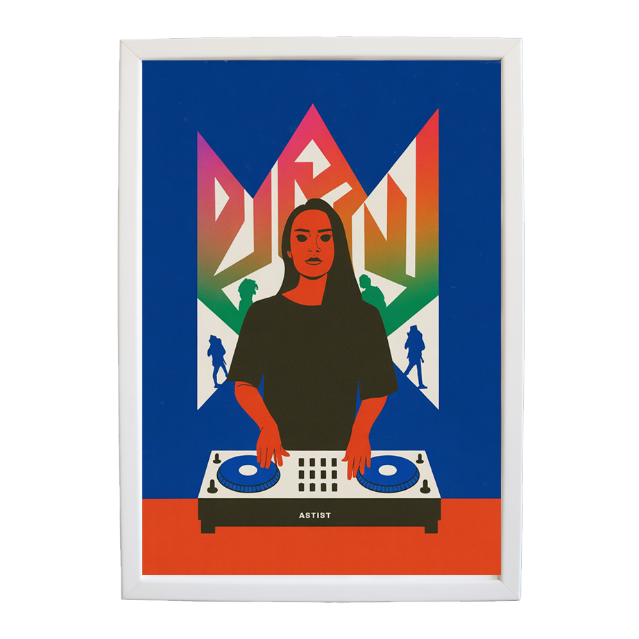 Prismatic Studio Print wall art print by Music Stag ASTIST — DJ Parn #69