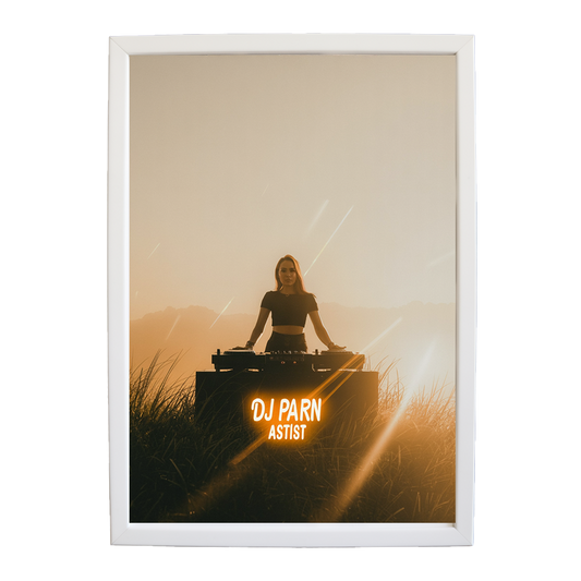 Neon Studio Print Sketch wall art print by Music Stag ASTIST — DJ Parn #71