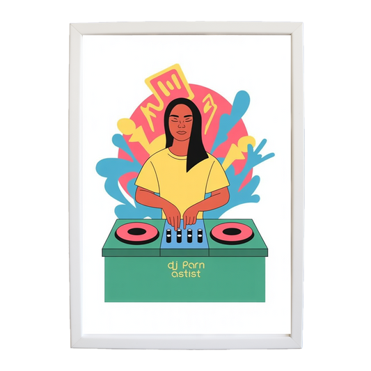 Luminous DJ Poster wall art print by Music Stag ASTIST — DJ Parn #75