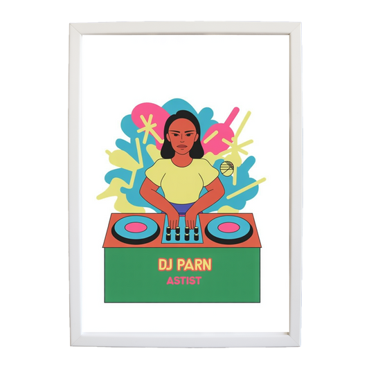 Abstract Echo Study wall art print by Music Stag ASTIST — DJ Parn #76