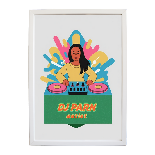 Fluid Bassline Sketch Study wall art print by Music Stag ASTIST — DJ Parn #77