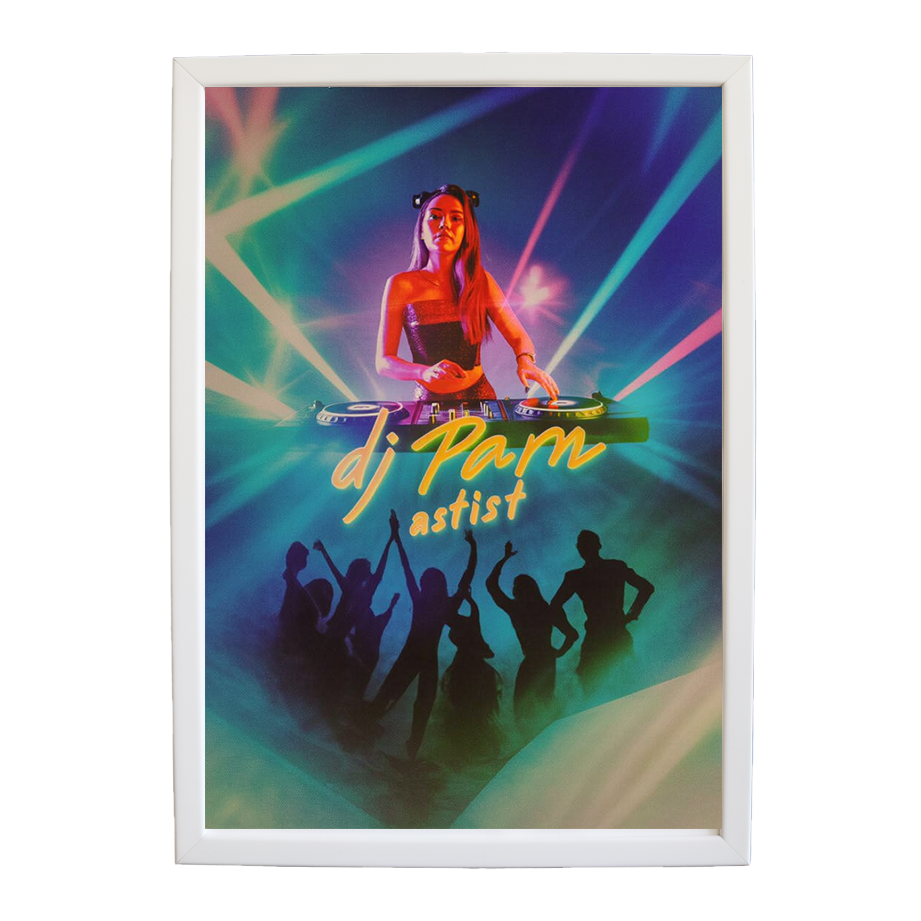 Vibrant Tempo Study wall art print by Music Stag ASTIST — DJ Parn #79