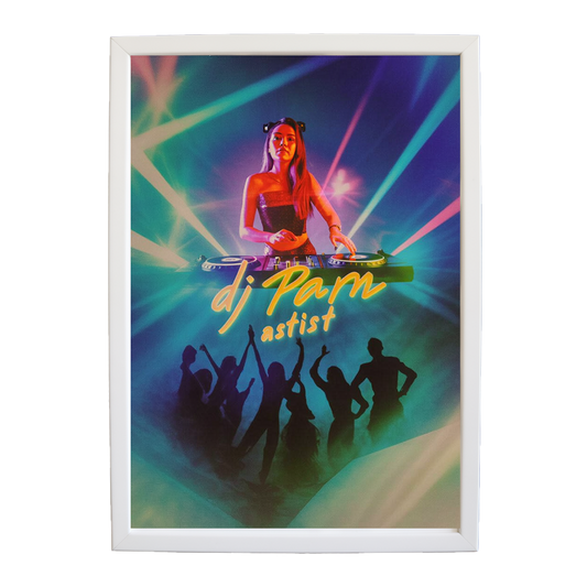 Vibrant Tempo Study wall art print by Music Stag ASTIST — DJ Parn #79