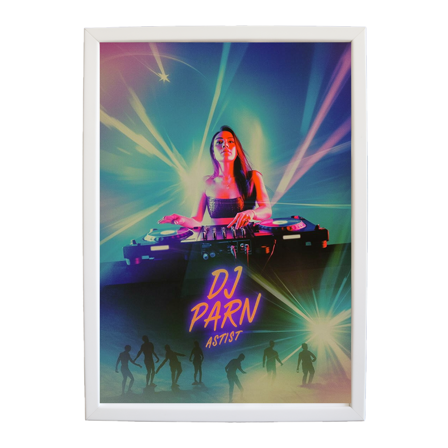 Electric Soundscape wall art print by Music Stag ASTIST — DJ Parn #80