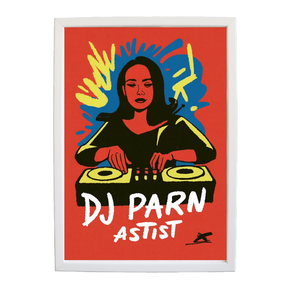 Expressive Studio Print Map wall art print by Music Stag ASTIST — DJ Parn #84