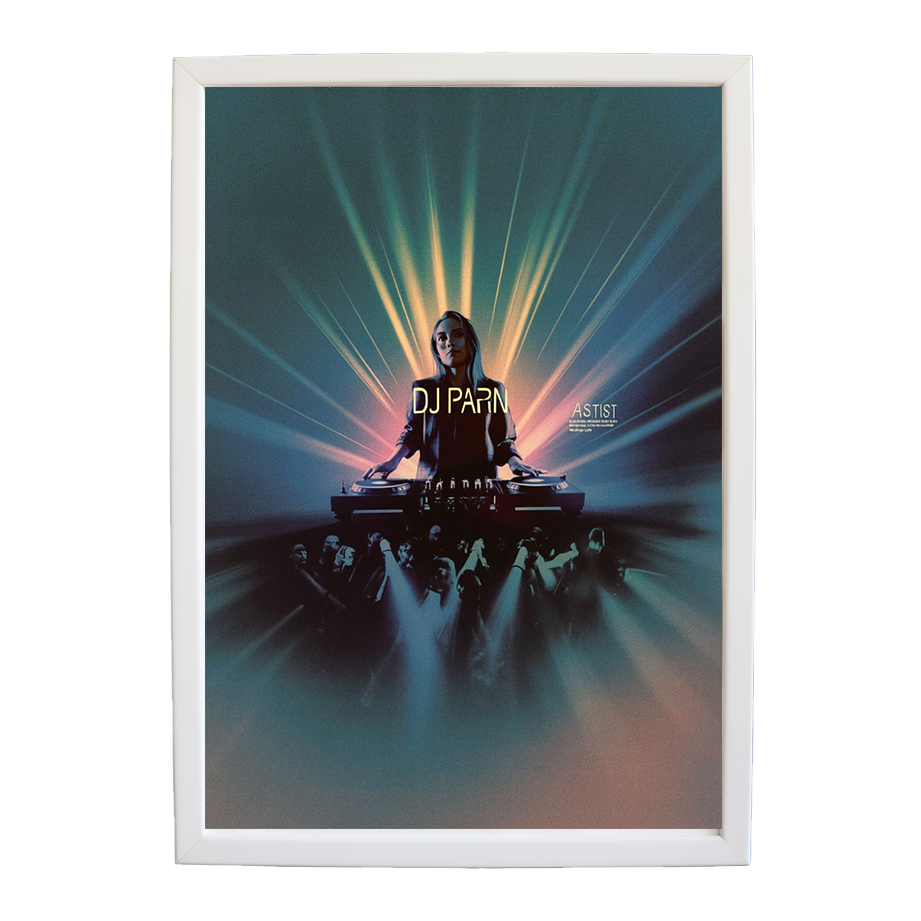 Chromatic Music Artwork Sketch wall art print by Music Stag ASTIST — DJ Parn #87