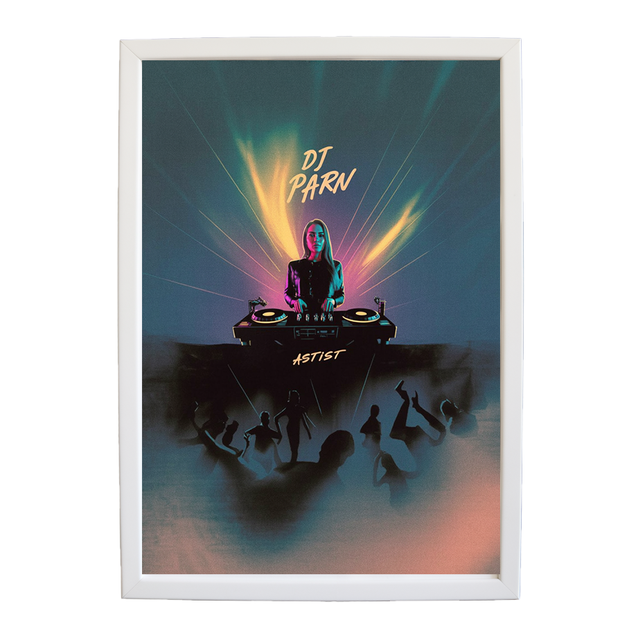 Vibrant Festival Art wall art print by Music Stag ASTIST — DJ Parn #88