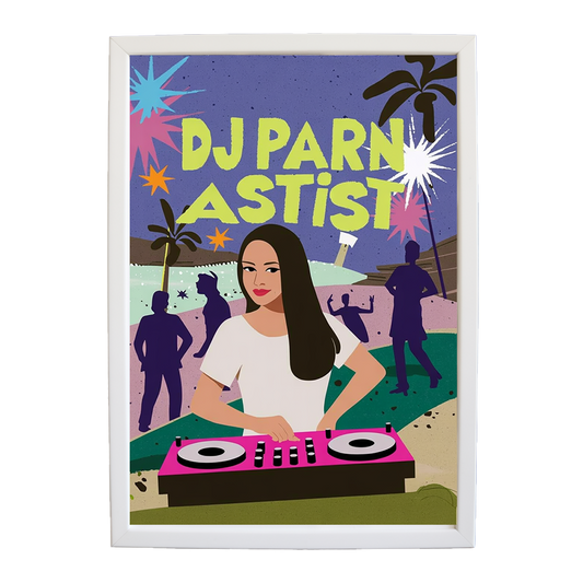 Neon Soundscape wall art print by Music Stag ASTIST — DJ Parn #8