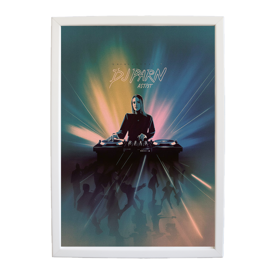 Abstract Soundscape Composition wall art print by Music Stag ASTIST — DJ Parn #90
