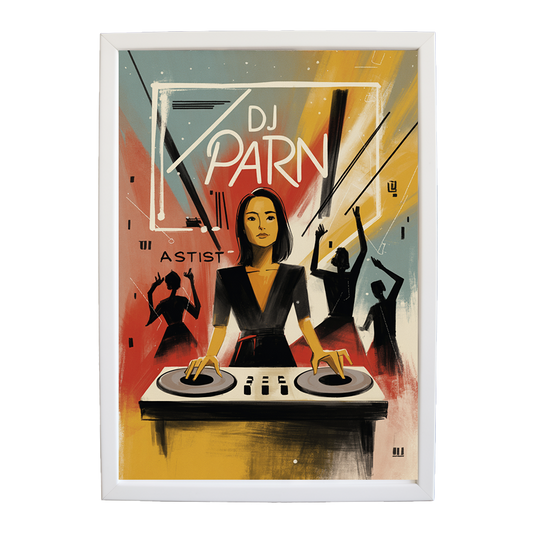 Abstract Music Artwork wall art print by Music Stag ASTIST — DJ Parn #91