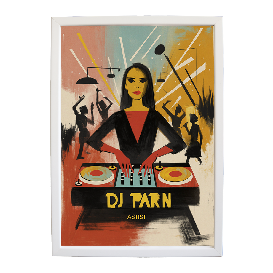 Textured Studio Print wall art print by Music Stag ASTIST — DJ Parn #93