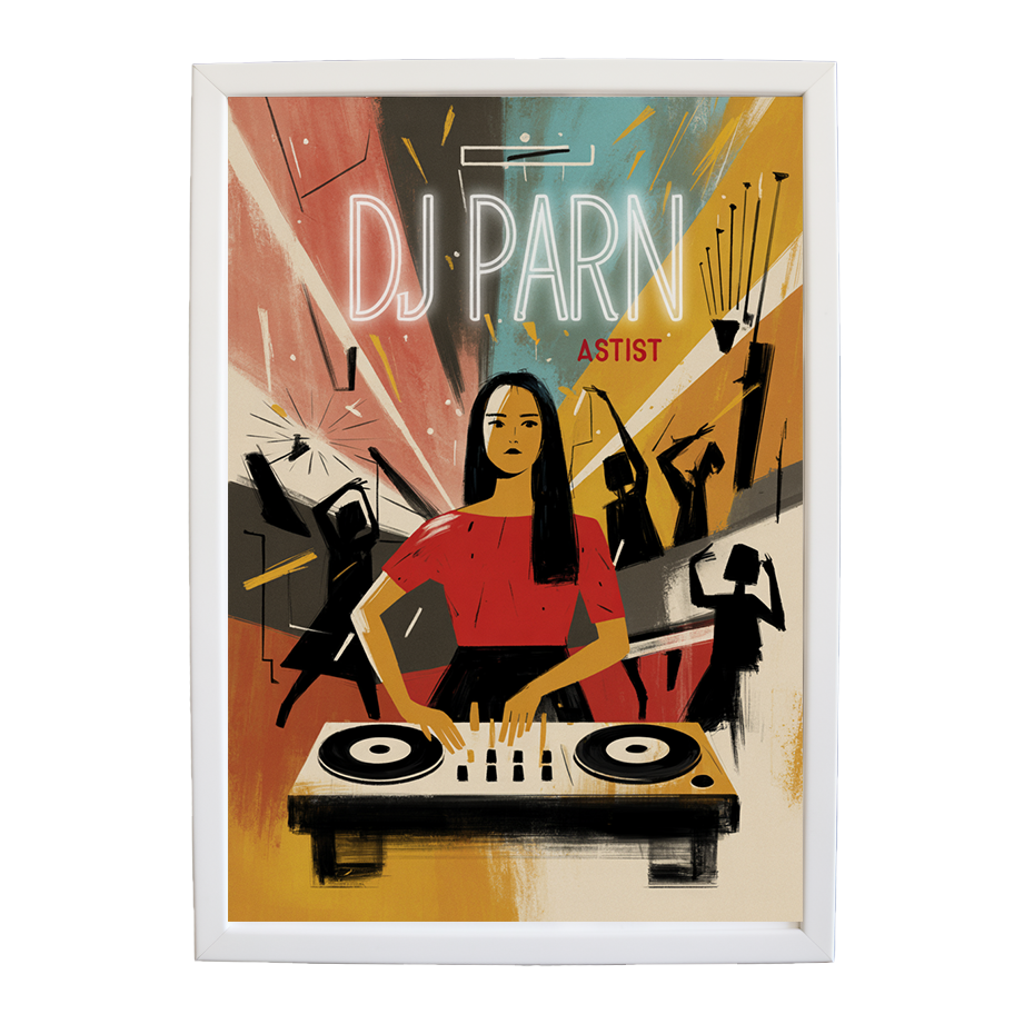 Fluid Echo Study wall art print by Music Stag ASTIST — DJ Parn #94