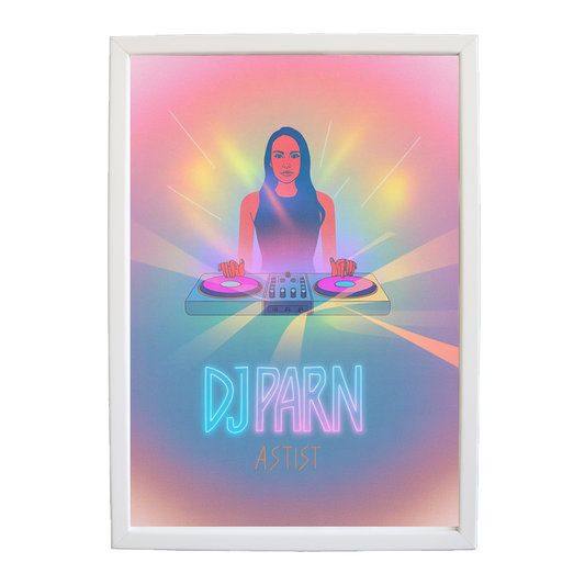 Sonic Visual Rhythm Sketch wall art print by Music Stag ASTIST — DJ Parn #99