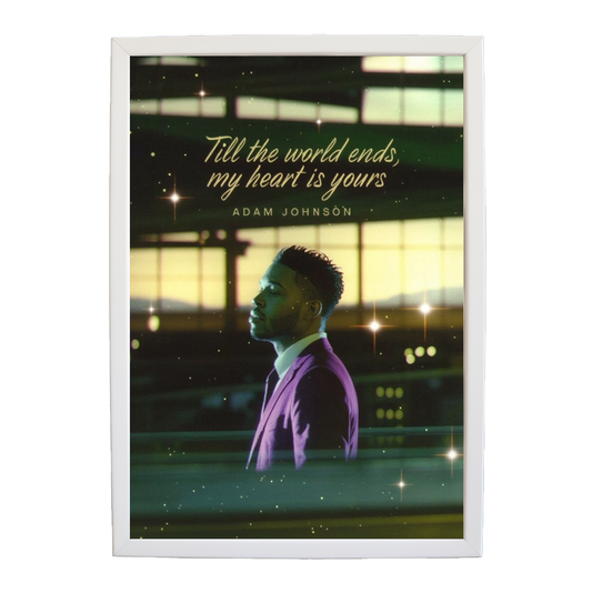 Adam Johnson 'Till The World Ends, My Heart Is Yours' art print #13 — music-inspired wall decor by Music Stag