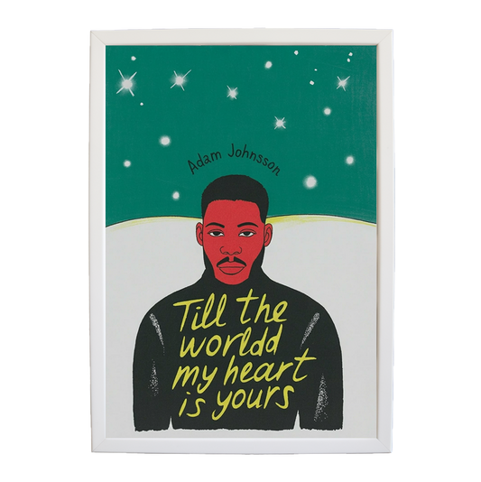 Adam Johnson 'Till The World Ends, My Heart Is Yours' art print #147 — music-inspired wall decor by Music Stag