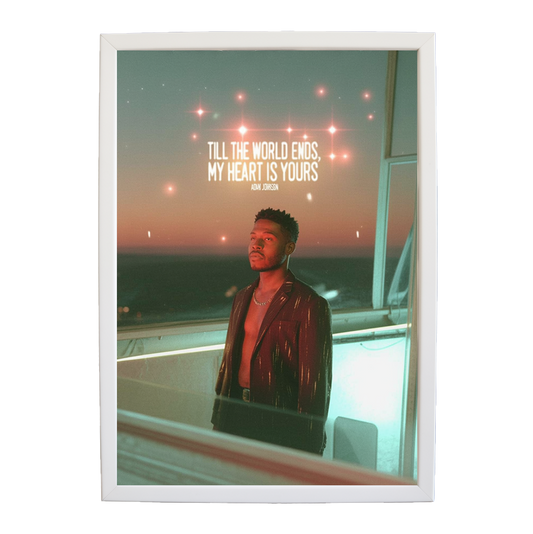 Adam Johnson 'Till The World Ends, My Heart Is Yours' art print #20 — music-inspired wall decor by Music Stag