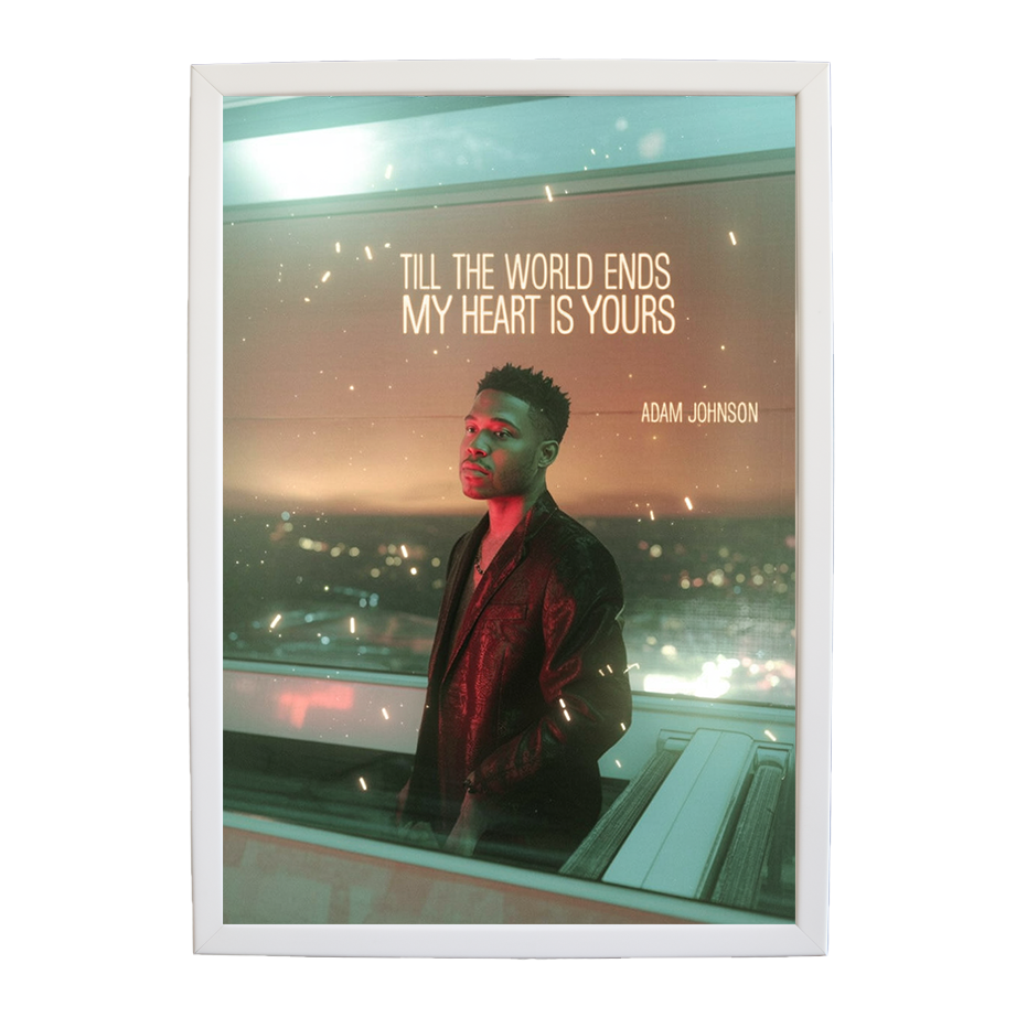 Adam Johnson 'Till The World Ends, My Heart Is Yours' art print #21 — music-inspired wall decor by Music Stag