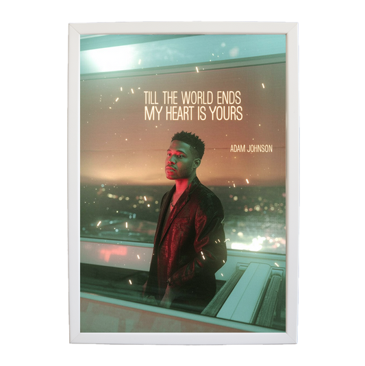 Adam Johnson 'Till The World Ends, My Heart Is Yours' art print #21 — music-inspired wall decor by Music Stag